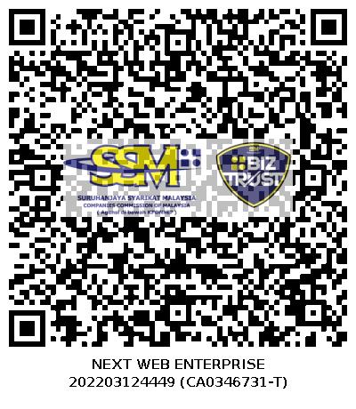 SSM Registration QR Code Proof